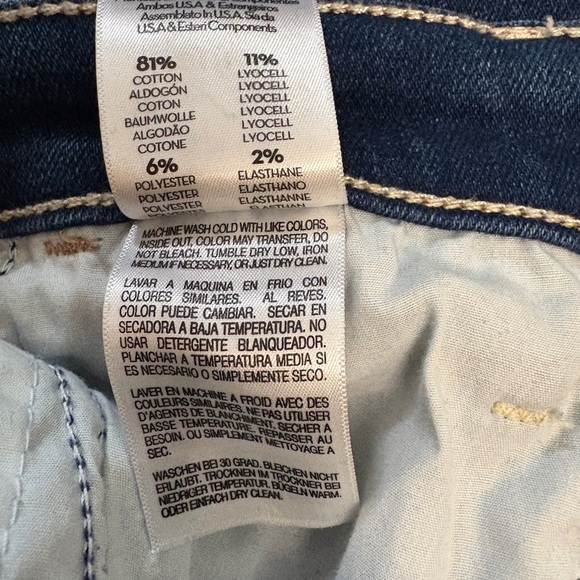 MOTHER The Hustler Ankle Fray in Home Movies Medium Blue Wash Size 27 - Picture 14 of 14